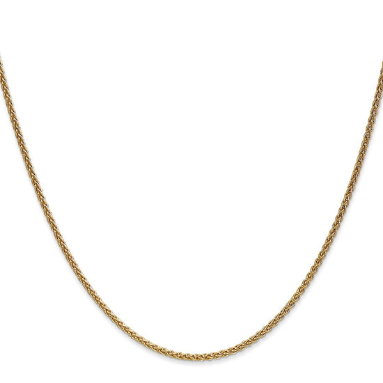 14K 26 inch 1.7mm Spiga with Lobster Clasp Chain