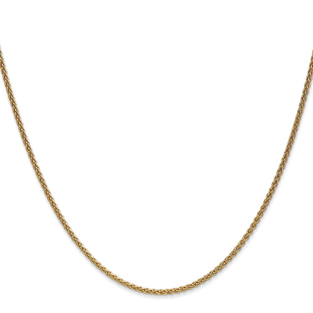 14K 26 inch 1.7mm Spiga with Lobster Clasp Chain