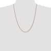 14K 24 inch 1.7mm Spiga with Lobster Clasp Chain
