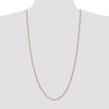 14K 30 inch 1.7mm Spiga with Lobster Clasp Chain