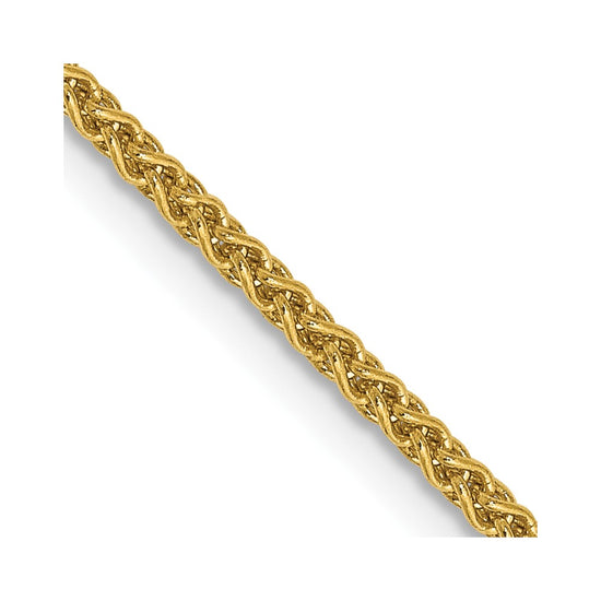 14K 26 inch 1.7mm Spiga with Lobster Clasp Chain
