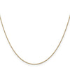 14K 18 inch .75mm Cable with Spring Ring Clasp Pendant Chain