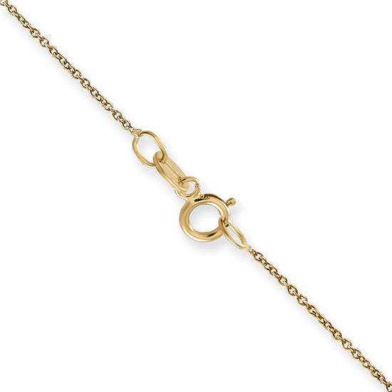 14K 18 inch .75mm Cable with Spring Ring Clasp Pendant Chain