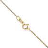 14K 18 inch .75mm Cable with Spring Ring Clasp Pendant Chain
