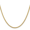 14K 20 inch 2.5mm Spiga with Lobster Clasp Chain