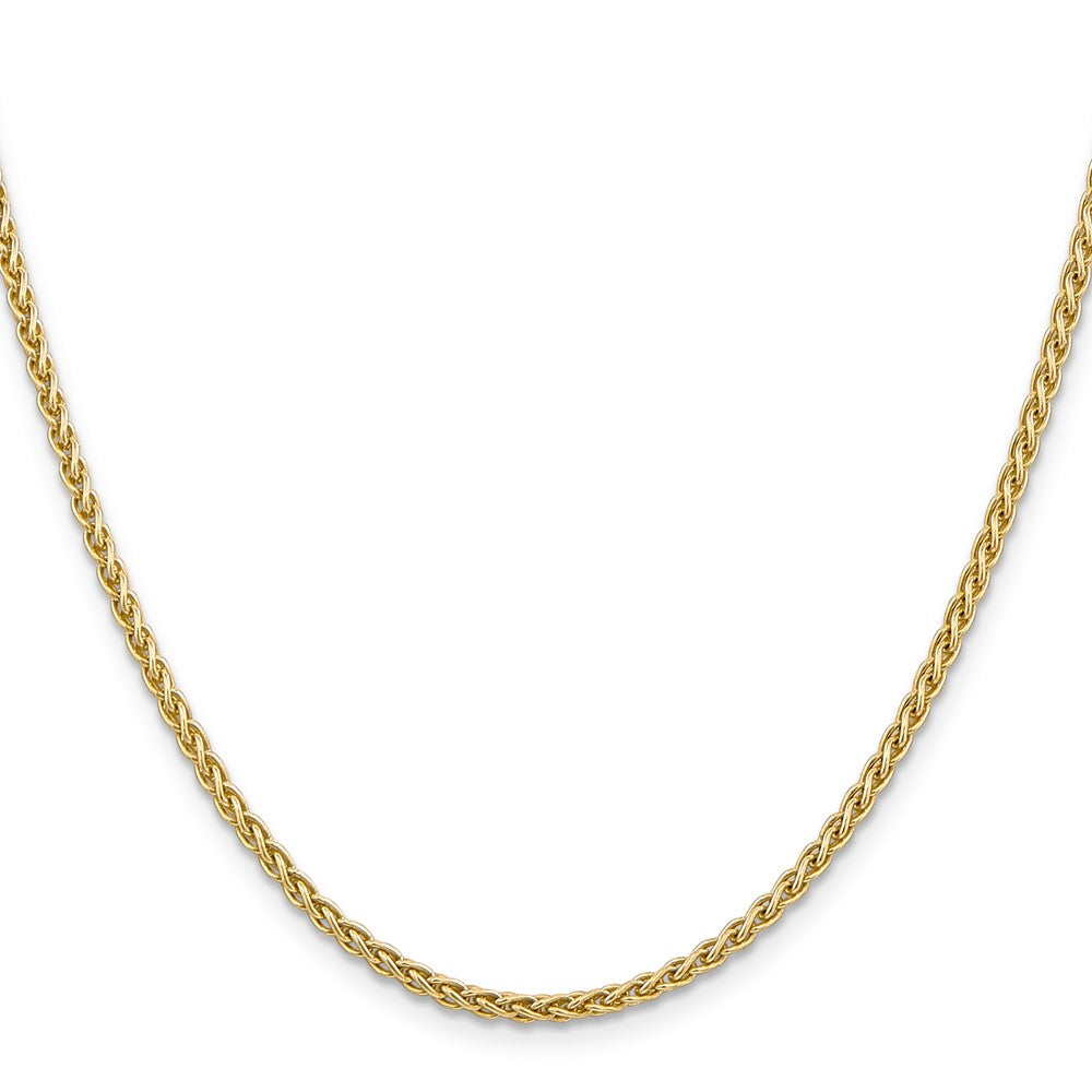 14K 20 inch 2.5mm Spiga with Lobster Clasp Chain