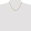 14K 18 inch 2.5mm Spiga with Lobster Clasp Chain