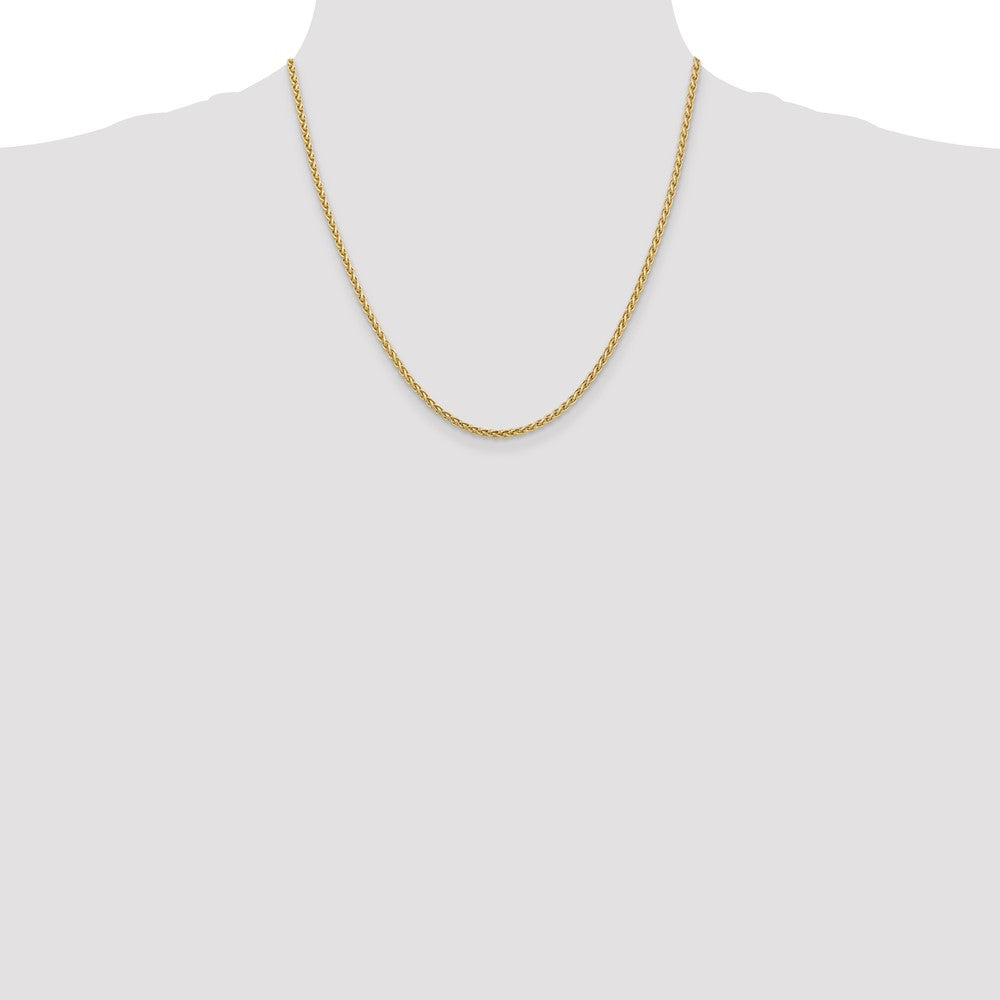 14K 20 inch 2.5mm Spiga with Lobster Clasp Chain