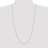 14K 30 inch .85mm Diamond-cut Spiga with Lobster Clasp Chain