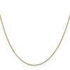 14K 18 inch .85mm Diamond-cut Spiga with Spring Ring Clasp Chain