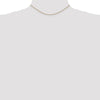 14K 14 inch 1.05mm Diamond-cut Spiga with Lobster Clasp Chain