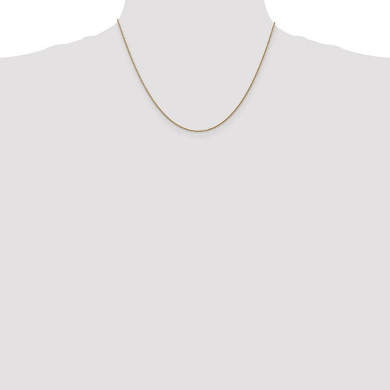 14K 18 inch 1.05mm Diamond-cut Spiga with Lobster Clasp Chain
