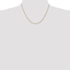 14K 18 inch 1.05mm Diamond-cut Spiga with Lobster Clasp Chain