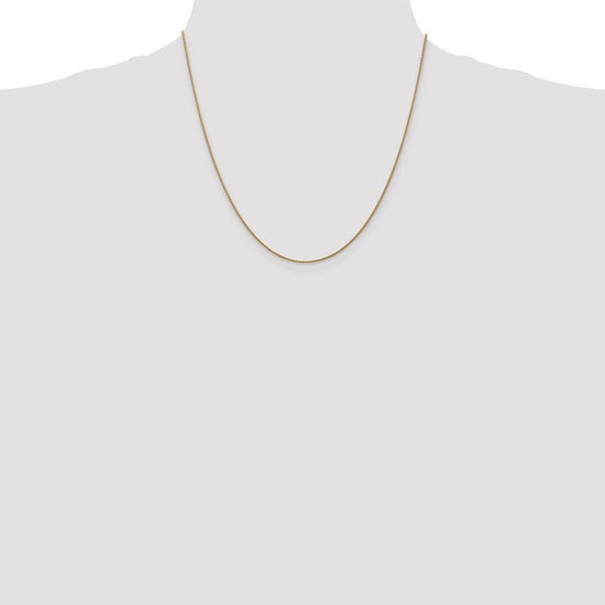 14K 20 inch 1.05mm Diamond-cut Spiga with Lobster Clasp Chain
