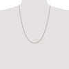 14K 24 inch 1.05mm Diamond-cut Spiga with Lobster Clasp Chain