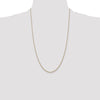 14K 26 inch 1.05mm Diamond-cut Spiga with Lobster Clasp Chain