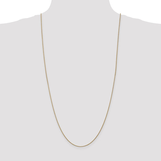 14K 30 inch 1.05mm Diamond-cut Spiga with Lobster Clasp Chain