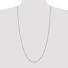14K 30 inch 1.05mm Diamond-cut Spiga with Lobster Clasp Chain