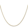 14K 20 inch .85mm Spiga with Spring Ring Clasp Chain