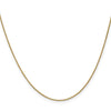 14K 22 inch .85mm Spiga with Lobster Clasp Chain