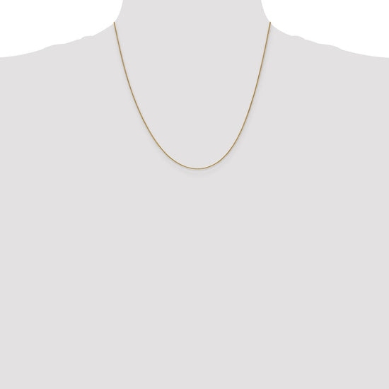 14K 20 inch .85mm Spiga with Lobster Clasp Chain