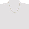 14K 20 inch .85mm Spiga with Lobster Clasp Chain
