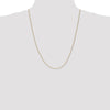 14K 24 inch .85mm Spiga with Lobster Clasp Chain