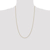 14K 26 inch .95mm Diamond-cut Cable with Lobster Clasp Chain