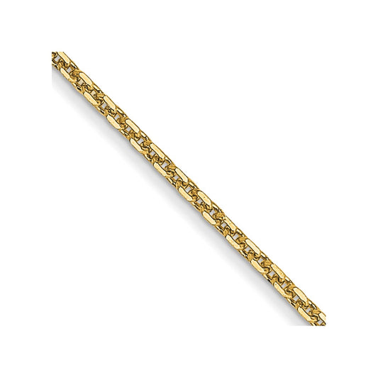 14K 26 inch .95mm Diamond-cut Cable with Lobster Clasp Chain