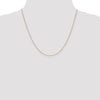 14K 20 inch .9mm Cable with Spring Ring Clasp Chain