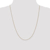 14K 24 inch .9mm Cable with Lobster Clasp Chain