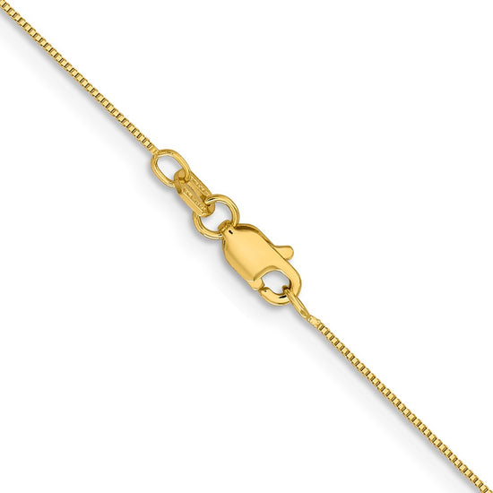 14K 24 inch .5mm Box with Lobster Clasp Chain