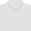 14K 16 inch .7mm Box with Spring Ring Clasp Chain