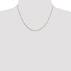 14K 18 inch .7mm Box with Spring Ring Clasp Chain