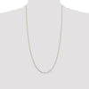 14K 28 inch .7mm Box with Spring Ring Clasp Chain