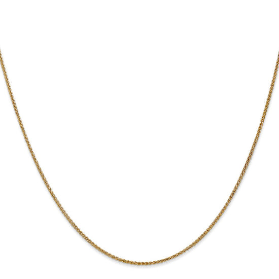 14K 26 inch 1.25mm Spiga with Lobster Clasp Chain