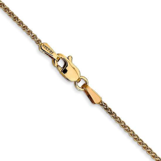 14K 26 inch 1.25mm Spiga with Lobster Clasp Chain