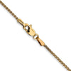 14K 26 inch 1.25mm Spiga with Lobster Clasp Chain