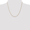 14K 20 inch 1.25mm Spiga with Lobster Clasp Chain