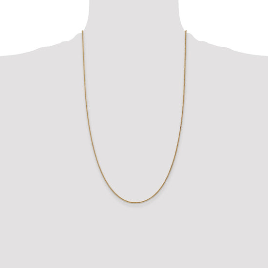 14K 26 inch 1.25mm Spiga with Lobster Clasp Chain