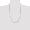 14K 26 inch 1.25mm Spiga with Lobster Clasp Chain