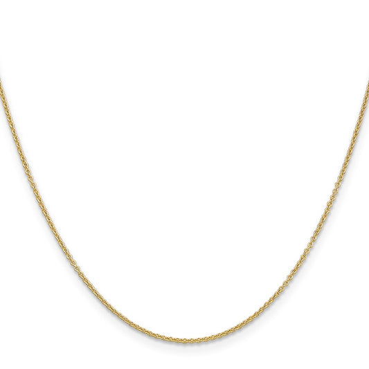14K 20 inch 1.2mm Cable with Lobster Clasp Chain