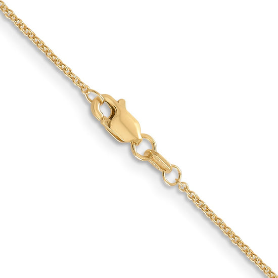 14K 20 inch 1.2mm Cable with Lobster Clasp Chain