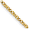 Gold (10K & 14K) Round Open Link Cable Chain