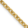 Gold (10K & 14K) Round Open Link Cable Chain