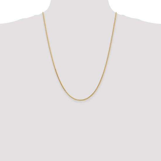 Gold (14K) Diamond-Cut Parisian Wheat Chain