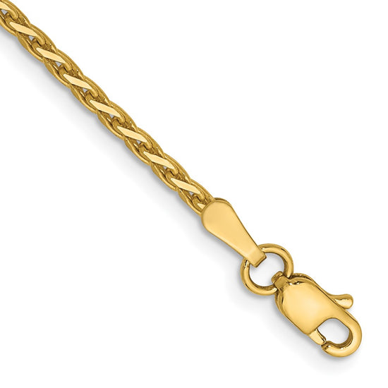 Gold (14K) Diamond-Cut Parisian Wheat Chain