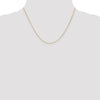 Gold (14K) Round Parisian Wheat Chain