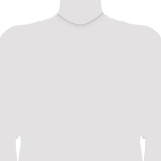 14k White Gold 1.2mm D/C Cable Chain