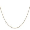 14K 26 inch .8mm Diamond-cut Cable with Lobster Clasp Chain